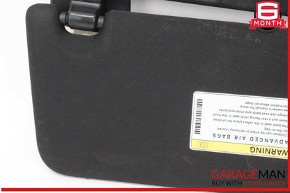 14-17 Mercedes W222 S550 Front Left Driver Side Sunvisor Sun Visor Black OEM