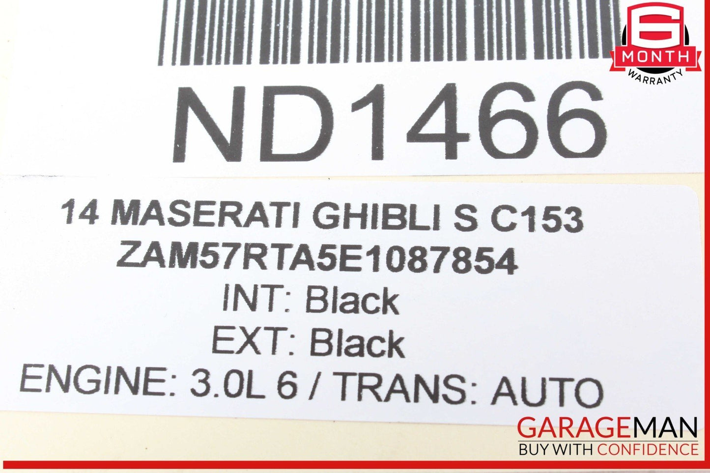 14-20 Maserati Ghibli S Auxiliary Secondary Electric Water Pump 670005347 OEM