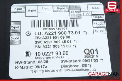 07-13 Mercedes W221 S350 S400 S550 Front Left Side Door Control Module Unit OEM