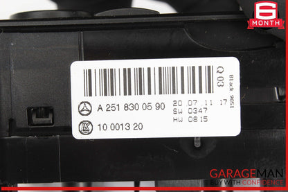 07-13 Mercedes X164 GL450 ML350 Driver Master Window Control Switch Black OEM