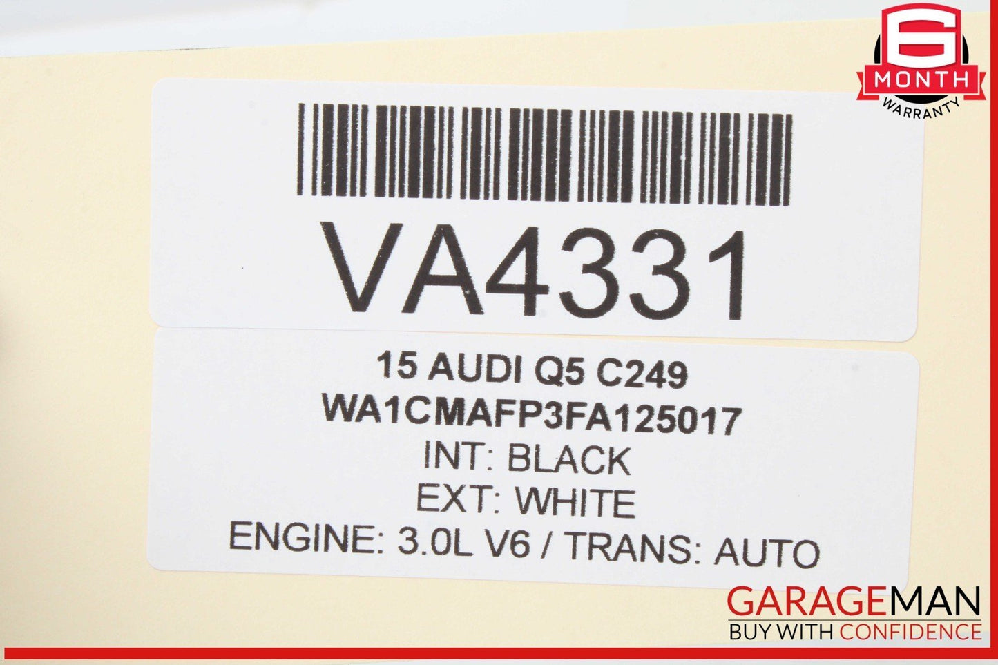 13-17 Audi Q5 SQ5 Rear Left Driver Side Door Control Module Unit 8K0959795G
