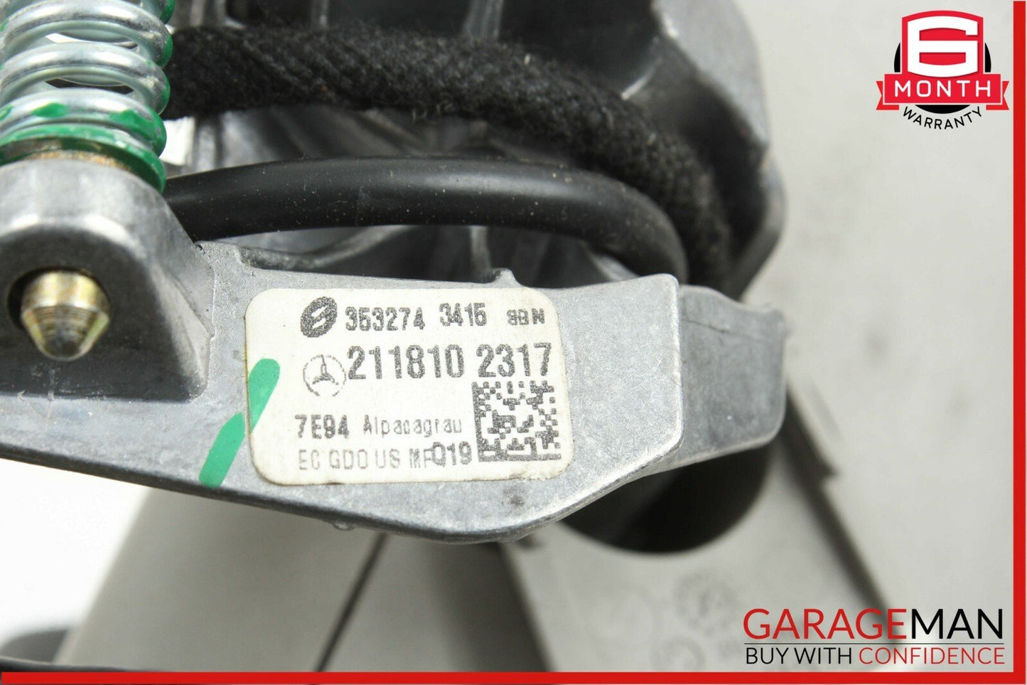 06-11 Mercedes W219 CLS500 Top Upper Rear View Mirror Auto Dimming Gray