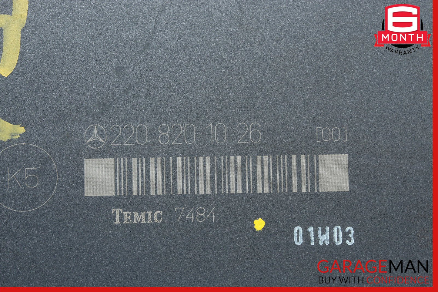 00-01 Mercedes W220 S55 AMG Rear Seat Control Module 2208201026 OEM