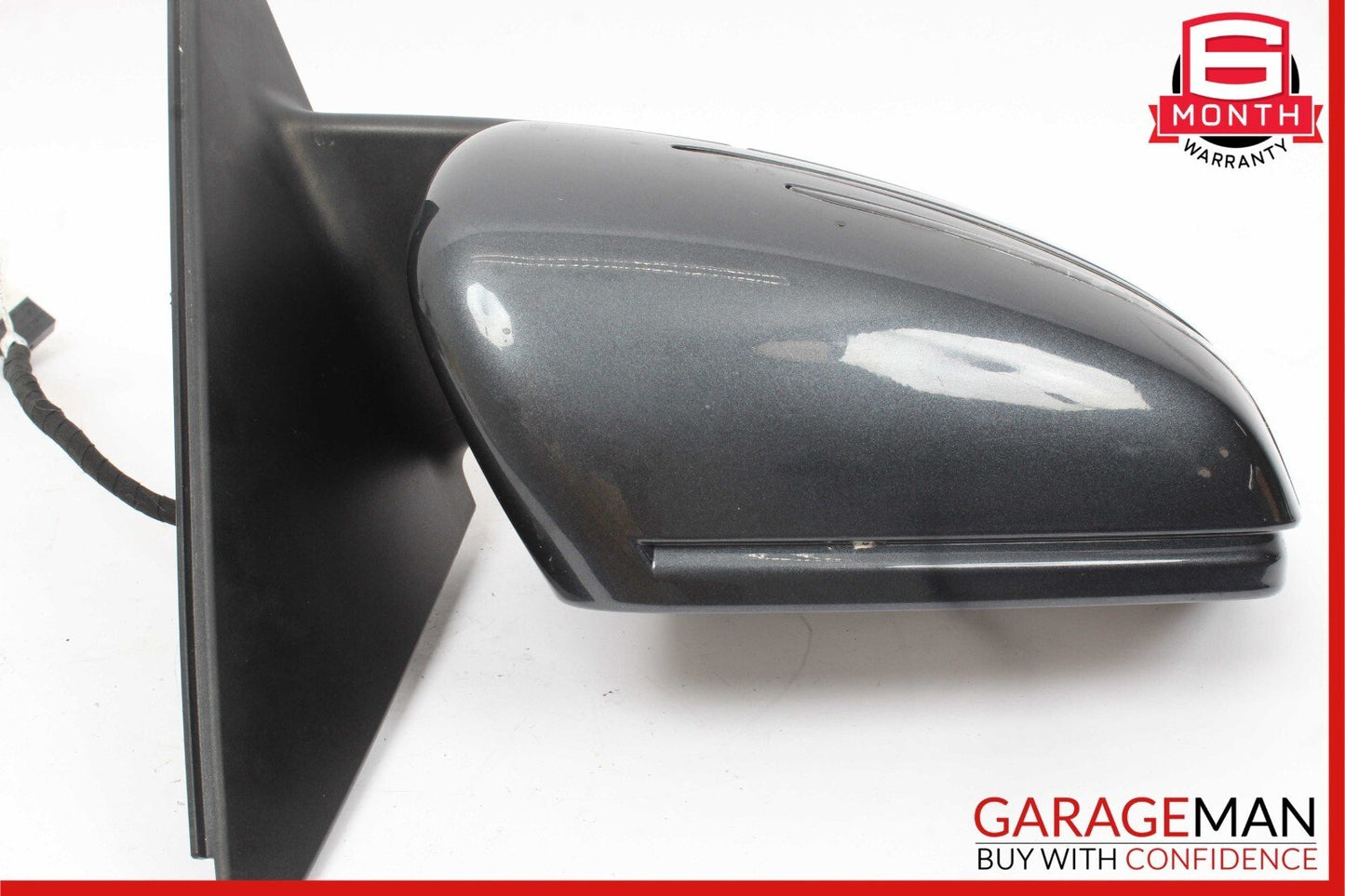 12-14 Mercedes W204 C300 Front Right Side Mirror Door Rear View Glass Grey OEM
