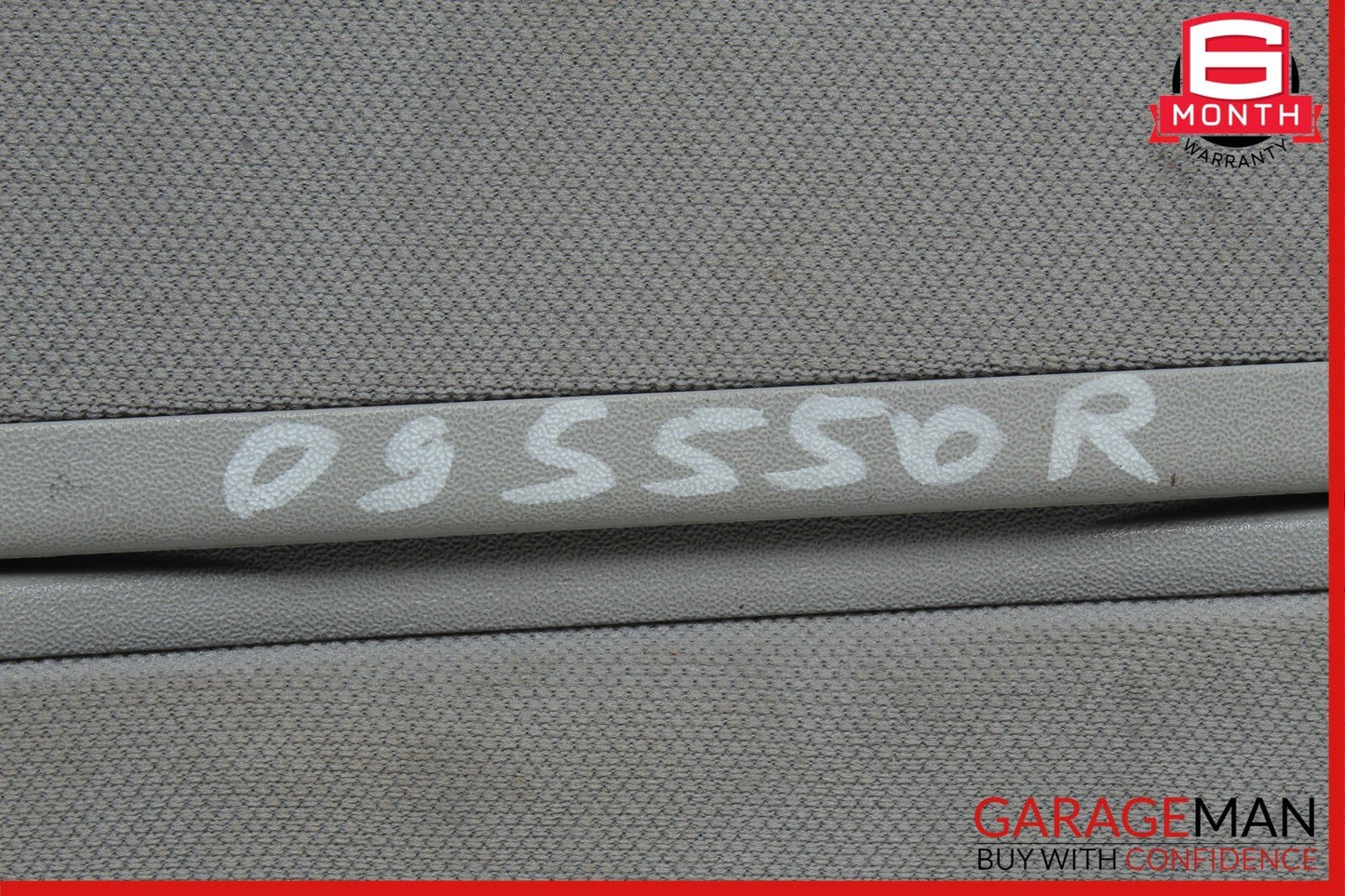 07-13 Mercedes W221 S550 Front Right Sun Visor Shade Sunvisor Grey Suede OEM