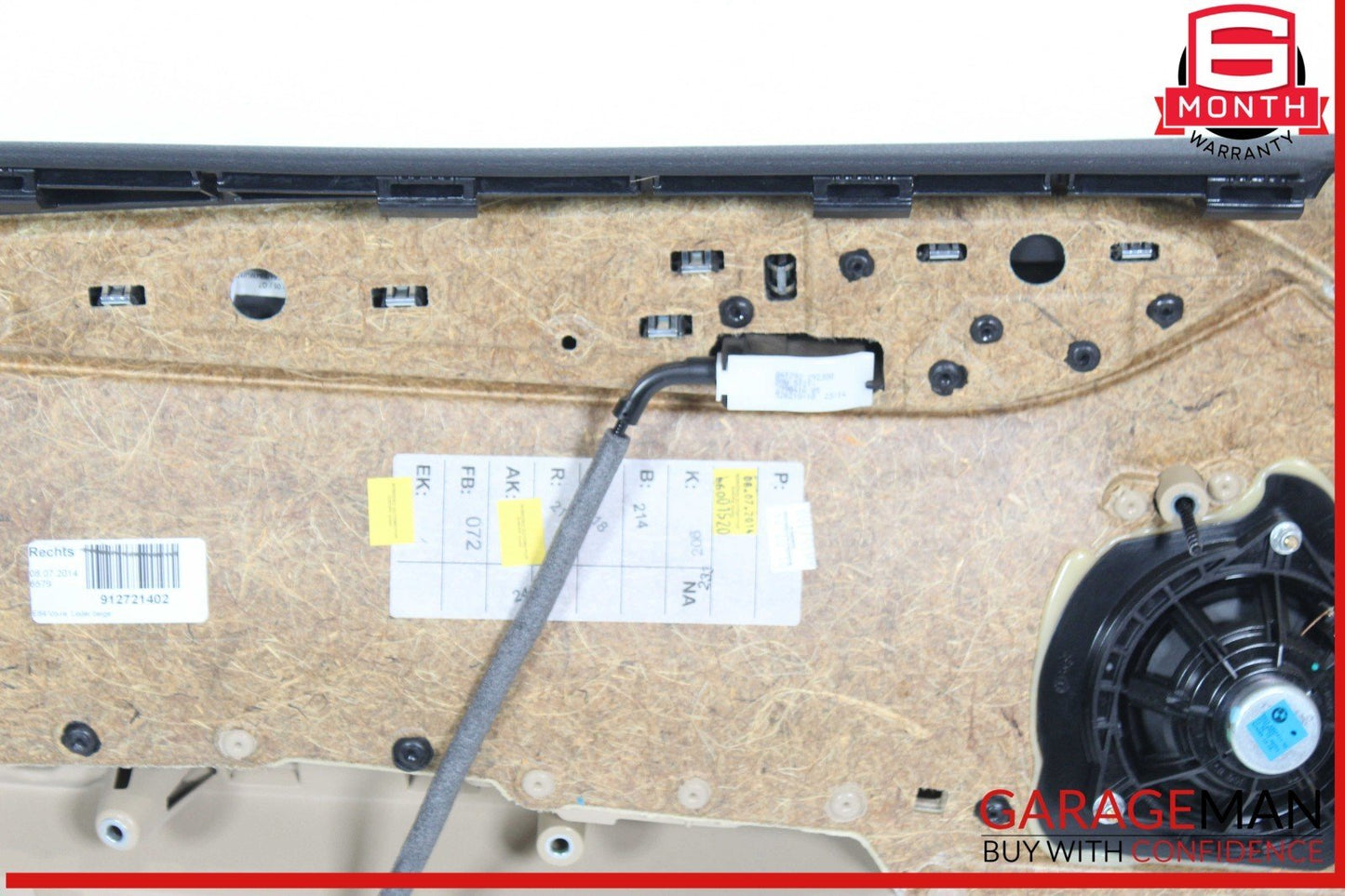 12-15 BMW X1 Front Right Passenger Side Interior Door Trim Panel OEM