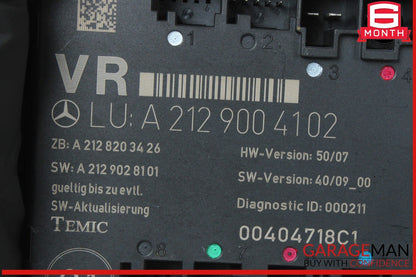 08-14 Mercedes X204 GLK350 Front Right Passenger Side Door Control Module Unit