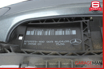 08-11 Mercedes W204 C350 Rear Right Door Lock Latch Actuator w/ Handle Grey