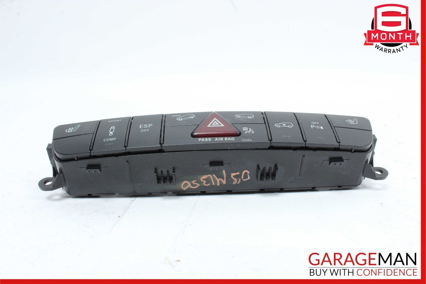 06-12 Mercedes X164 GL550 GL450 Dash Hazard Heated Seats ESP Control Panel