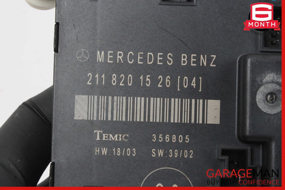 03-09 Mercedes W211 E500 E350 Door Control Module Rear Left Driver Side OEM