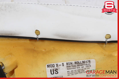 16-20 Tesla Model S Rear Left Driver Side Seat Bolster Cushion Cover White OEM