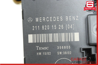 03-06 Mercedes W211 E320 E55 AMG Rear Left Driver Side Door Control Module OEM