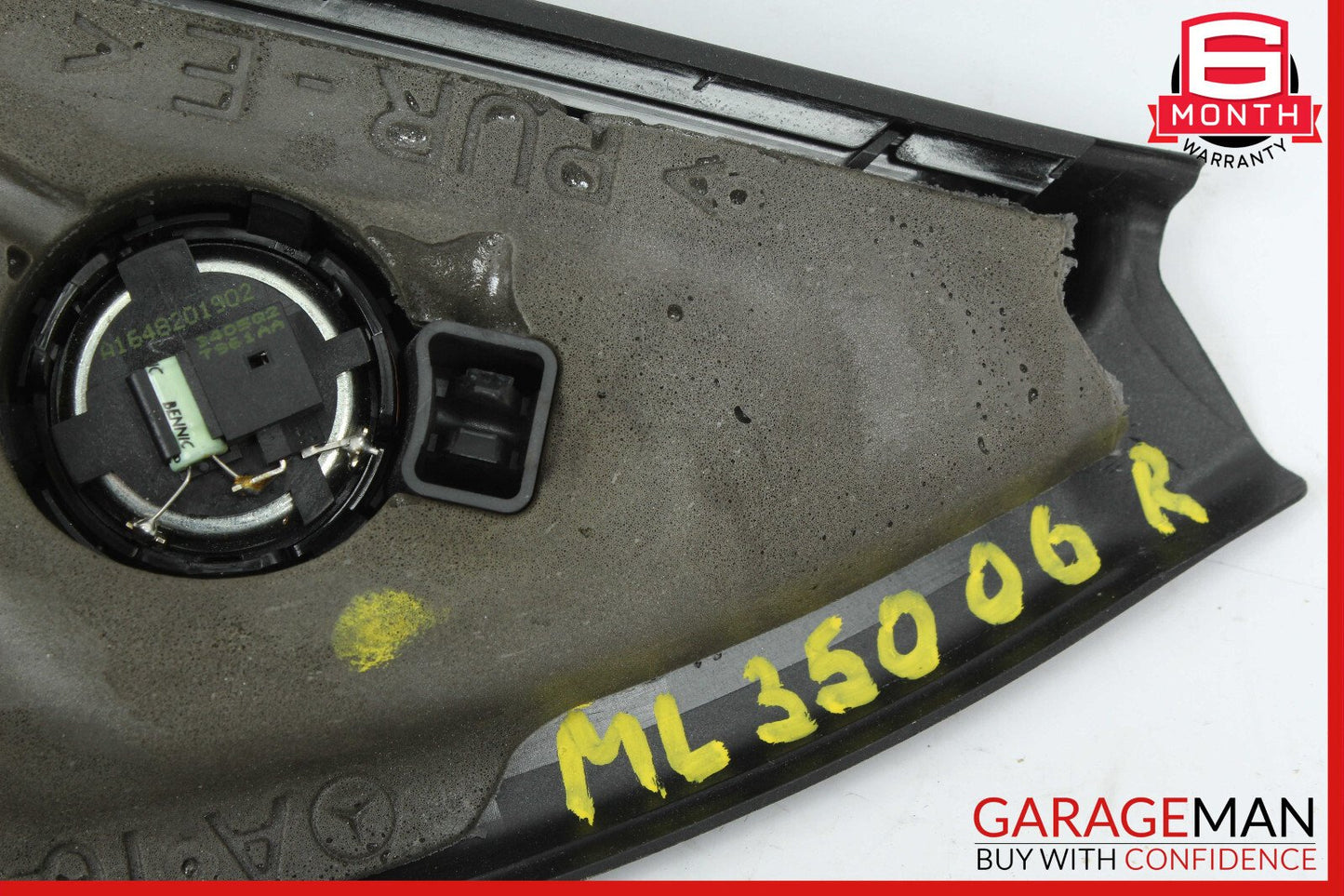 06-12 Mercedes W164 ML350 GL350 Speaker Door Mirror Cover Front Right Side OEM