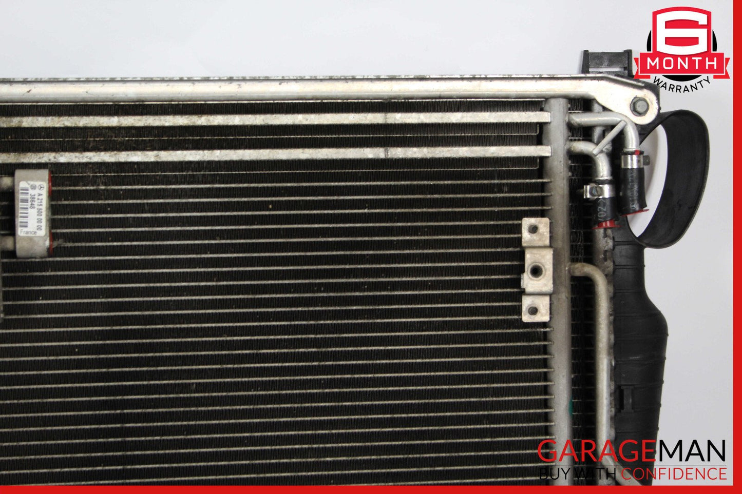 03-06 Mercedes R230 SL500 Cooling Radiator A/C Condensor Oil Cooler OEM