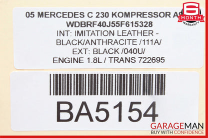 01-07 Mercedes W203 C55 AMG C230 Rear Right Side Door Control Module Unit OEM