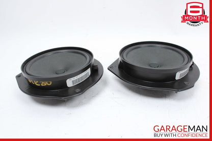 08-15 Mercedes W204 C250 C350 Front Right & Left Door Sound Speakers Set of 2