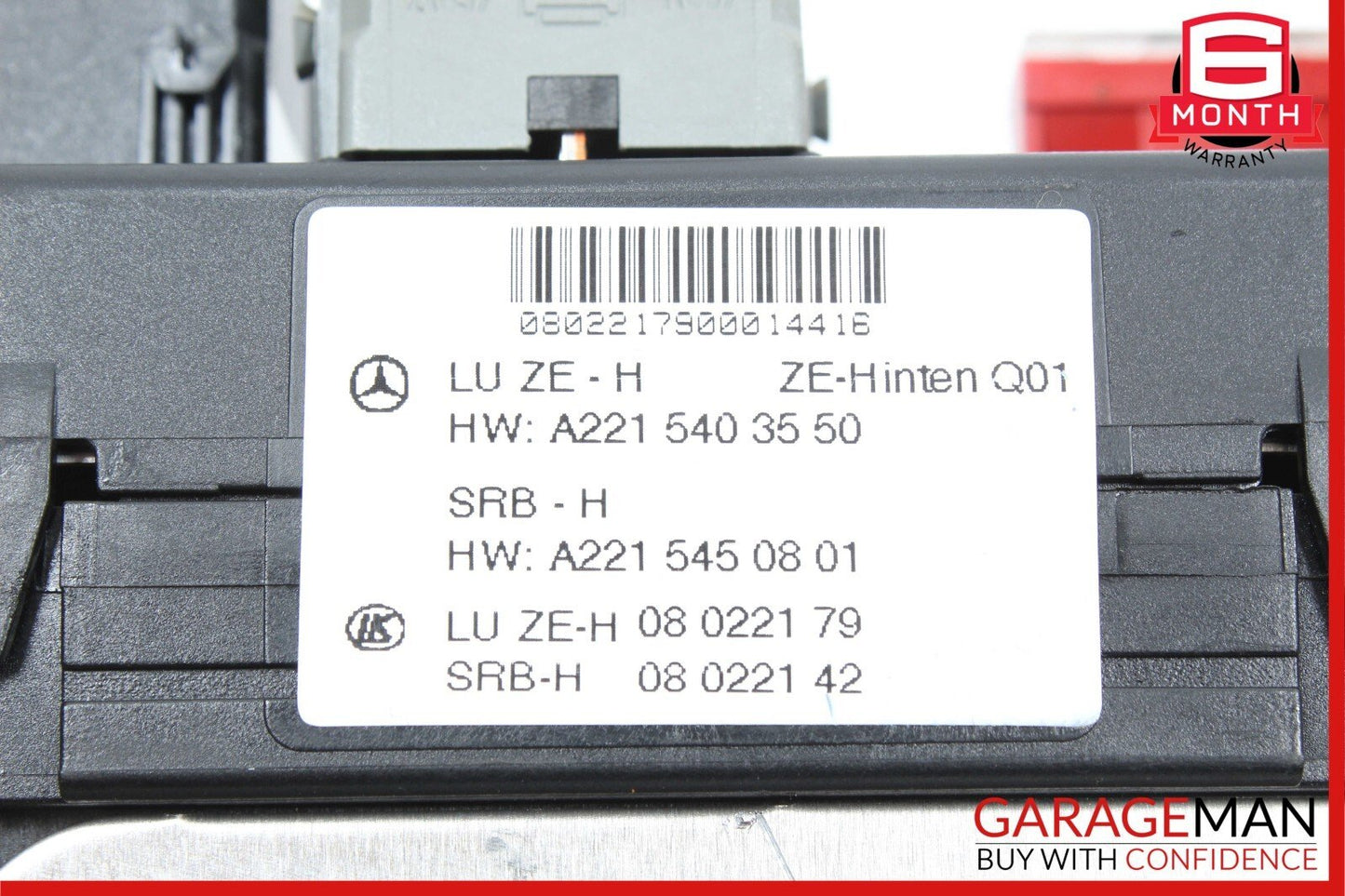07-09 Mercedes S550 CL550 CL600 CL65 AMG Rear Trunk SAM Fuse Box Module Assembly