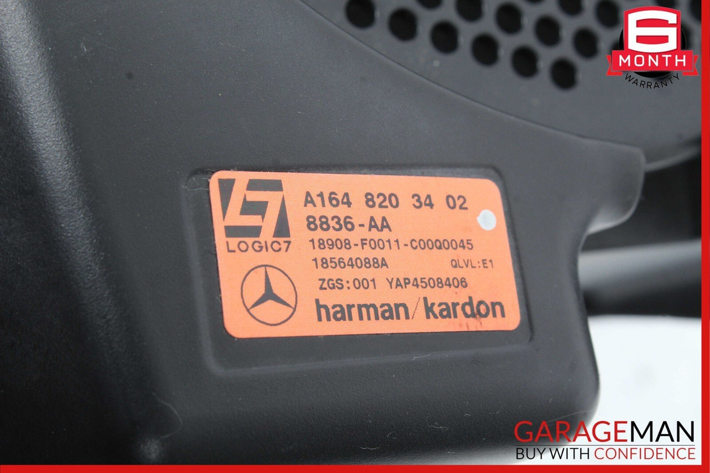 07-12 Mercedes X164 GL320 GL350 Harman Kardon Rear Subwoofer Audio Speaker OEM