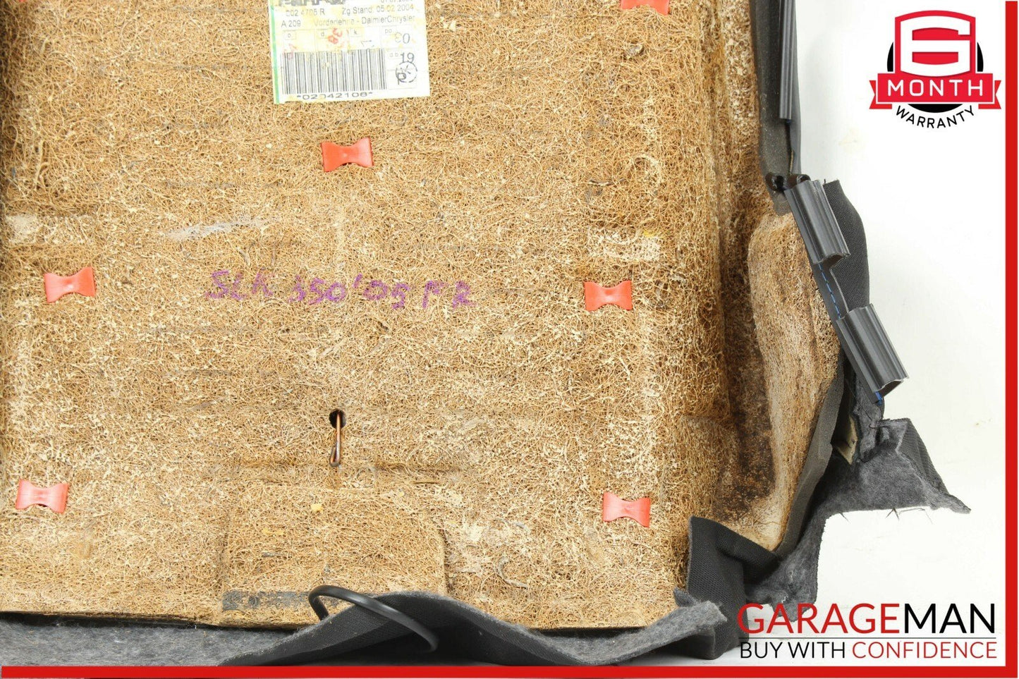 03-09 Mercedes W209 CLK350 CLK500 Front Right Top Upper Seat Cushion OEM