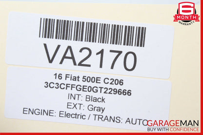 12-19 Fiat 500E Front Right Passenger Side Door Rear View Mirror Gray OEM
