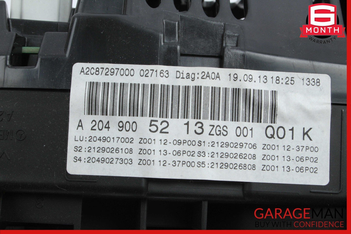12-14 Mercedes W204 C250 C350 Speedometer Instrument Odometer Cluster Gauge