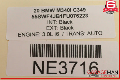 19-24 BMW M340i G20 Rear Left or Right Side Blind Spot Radar Sensor 6899503 OEM