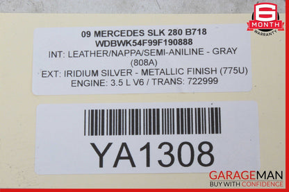 03-12 Mercedes R230 SL500 SLK280 Front Left Door Window Regulator Motor Unit