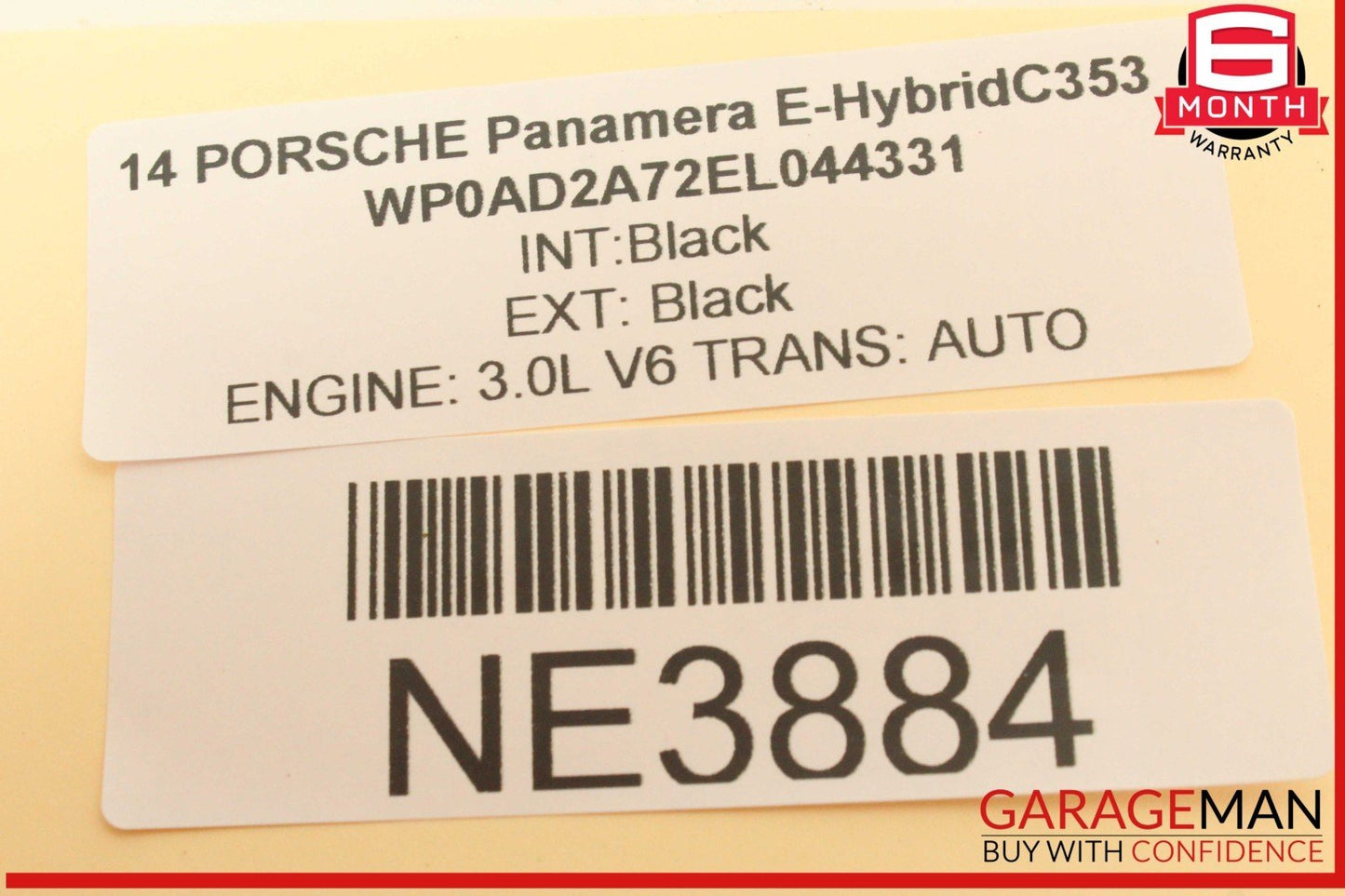 10-16 Porsche Panamera 970 E-Hybrid Rear Right Side AC Air Vent Grille OEM
