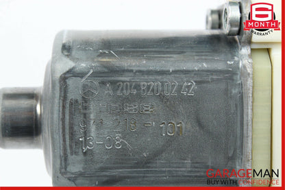 08-14 Mercedes W204 C250 C350 Front Right Side Door Window Regulator Motor