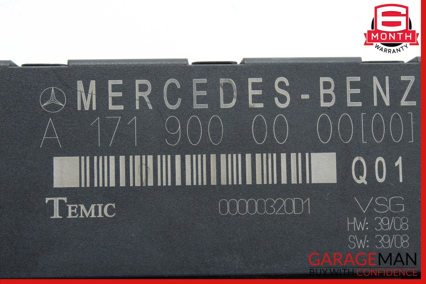 09-11 Mercedes R171 SLK300 SLK350 Convertible Roof Control Module Unit