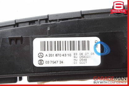 06-10 Mercedes W251 R350 R500 Center Dashboard Hazard ESP Control Switch OEM