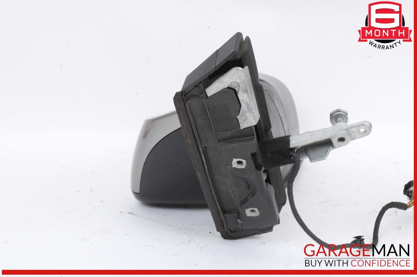 14-21 BMW i3 I01 Hybrid Front Left Side Door Rear View Mirror Heated Gray OEM