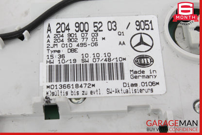 08-14 Mercedes W204 C300 4MATIC Overhead Dome Light Lamp Reading Map Black
