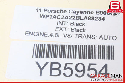 11-18 Porsche Cayenne 958 S Front Right Side Window Regulator Motor Unit OEM