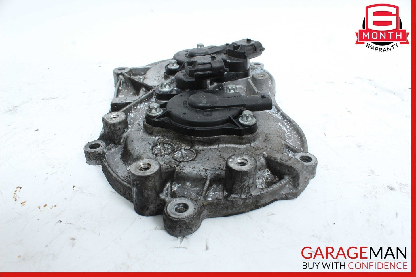 06-13 Mercedes W211 E350 S550 Front Right Engine Timing Chain Cover Plate OEM