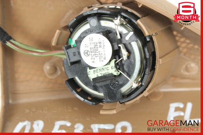 03-09 Mercedes W211 E350 Front Left Driver Side Tweeter Speaker Cover Brown OEM