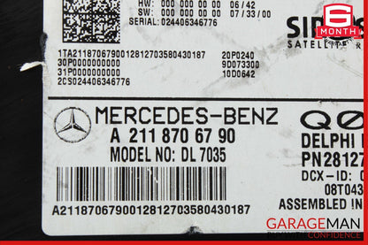 03-09 Mercedes W251 R350 ML320 CL550 Sirius Satellite Radio Receiver OEM