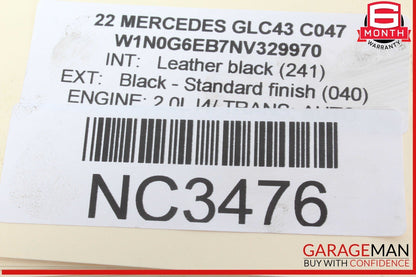 16-23 Mercedes X253 GLC43 AMG Transmission Oil Cooler 0995001900 OEM