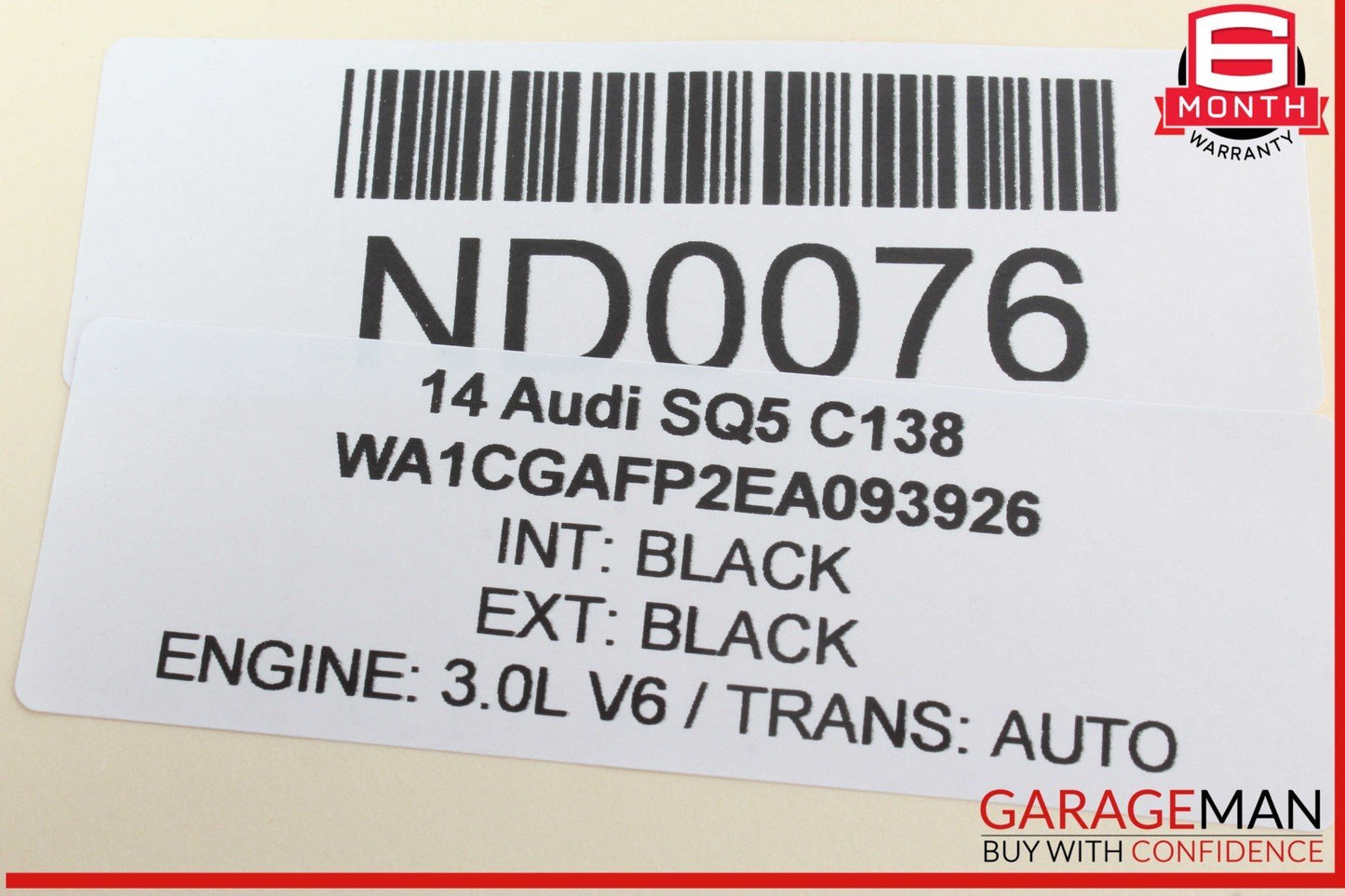 14-17 Audi SQ5 Gas Pedal Accelerator Module 4H1723523 OEM