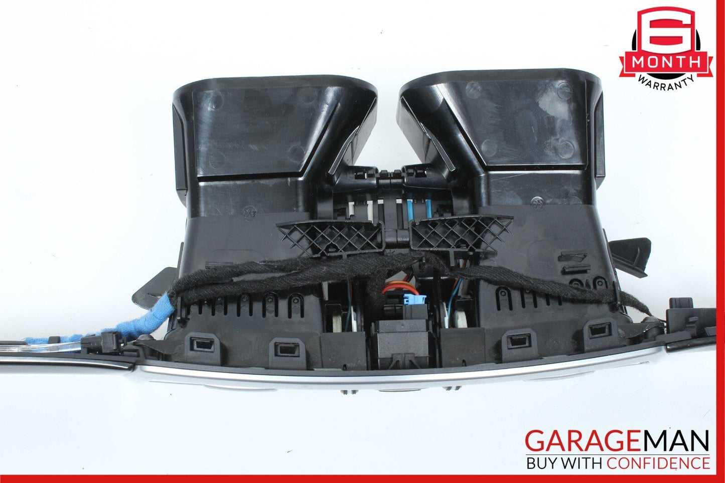 10-13 Mercedes W212 E350 Center Dash A/C Air Vent Hazard Light Trim Assembly OEM
