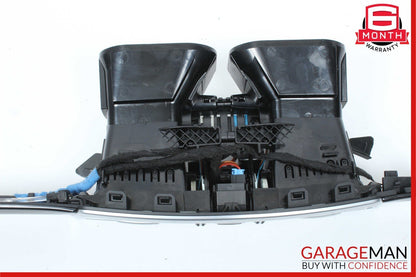 10-13 Mercedes W212 E350 Center Dash A/C Air Vent Hazard Light Trim Assembly OEM