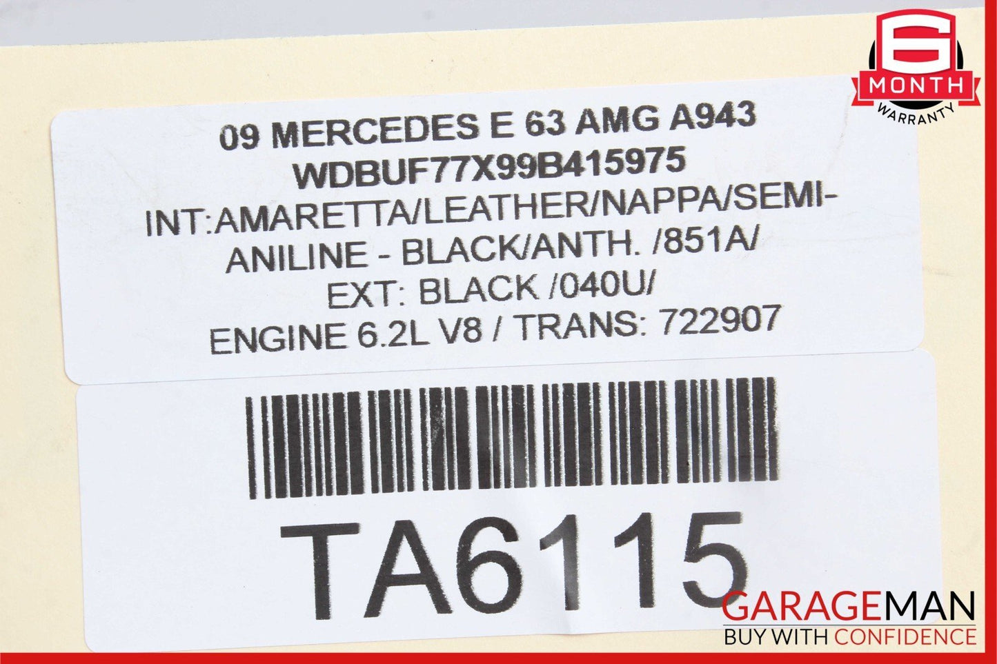 06-11 Mercedes W211 E63 CLS63 AMG ABS Anti Lock Brake Hydraulic Block Assembly