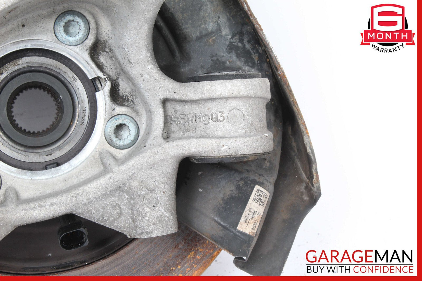 11-17 Porsche Cayenne 958 Rear Right Passenger Side Wheel Spindle Knuckle Hub