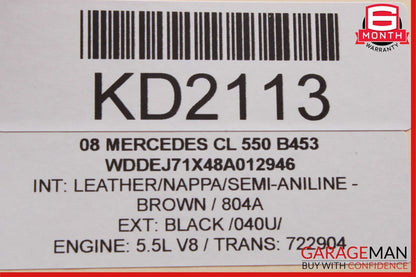 07-10 Mercedes W221 S550 CL550 Front Top Upper Windshield Night Vision Camera