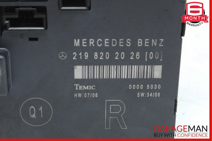 06-11 Mercedes W219 CLS550 CLS500 Front Right Door Control Module 2198202026 OEM