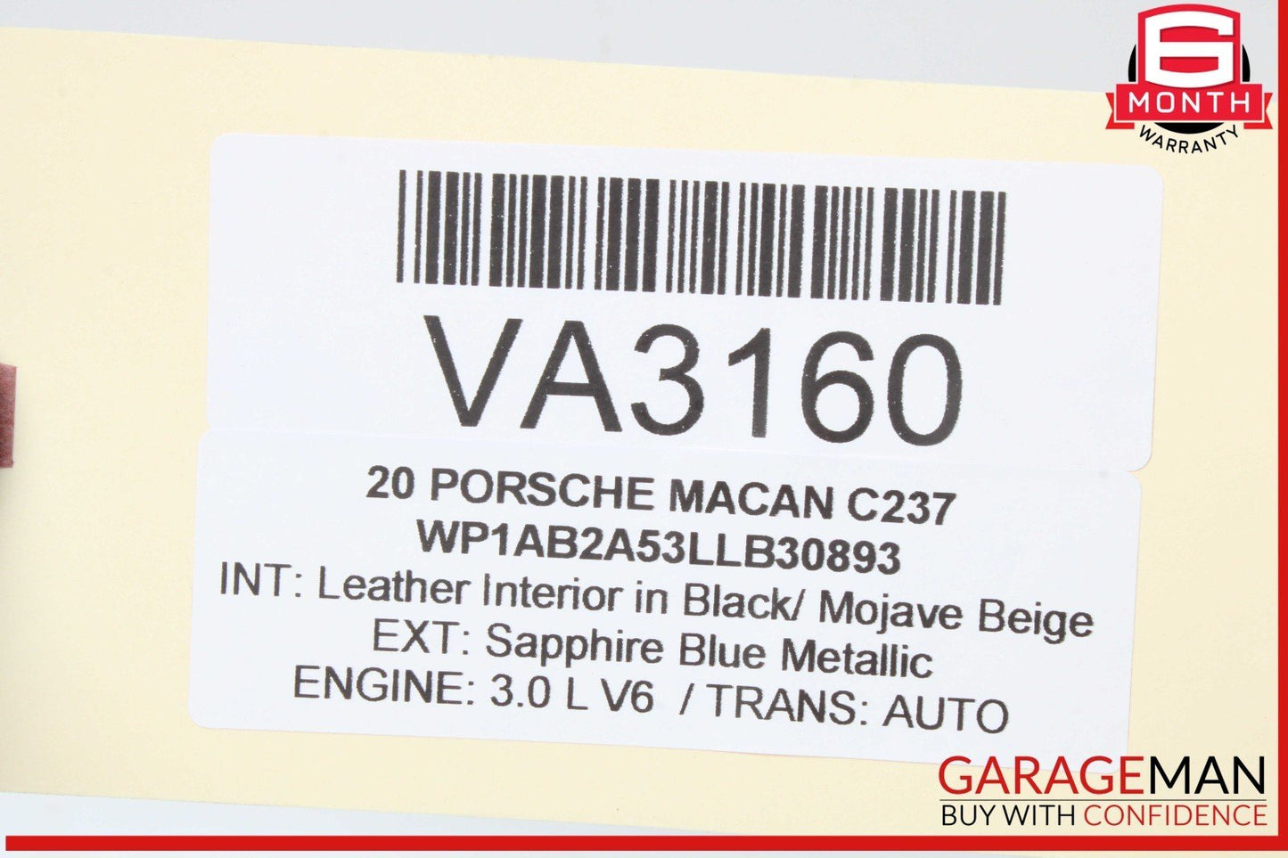 15-24 Porsche Macan 95B Keyless Key Less Go Control Module Antenna Sensor OEM