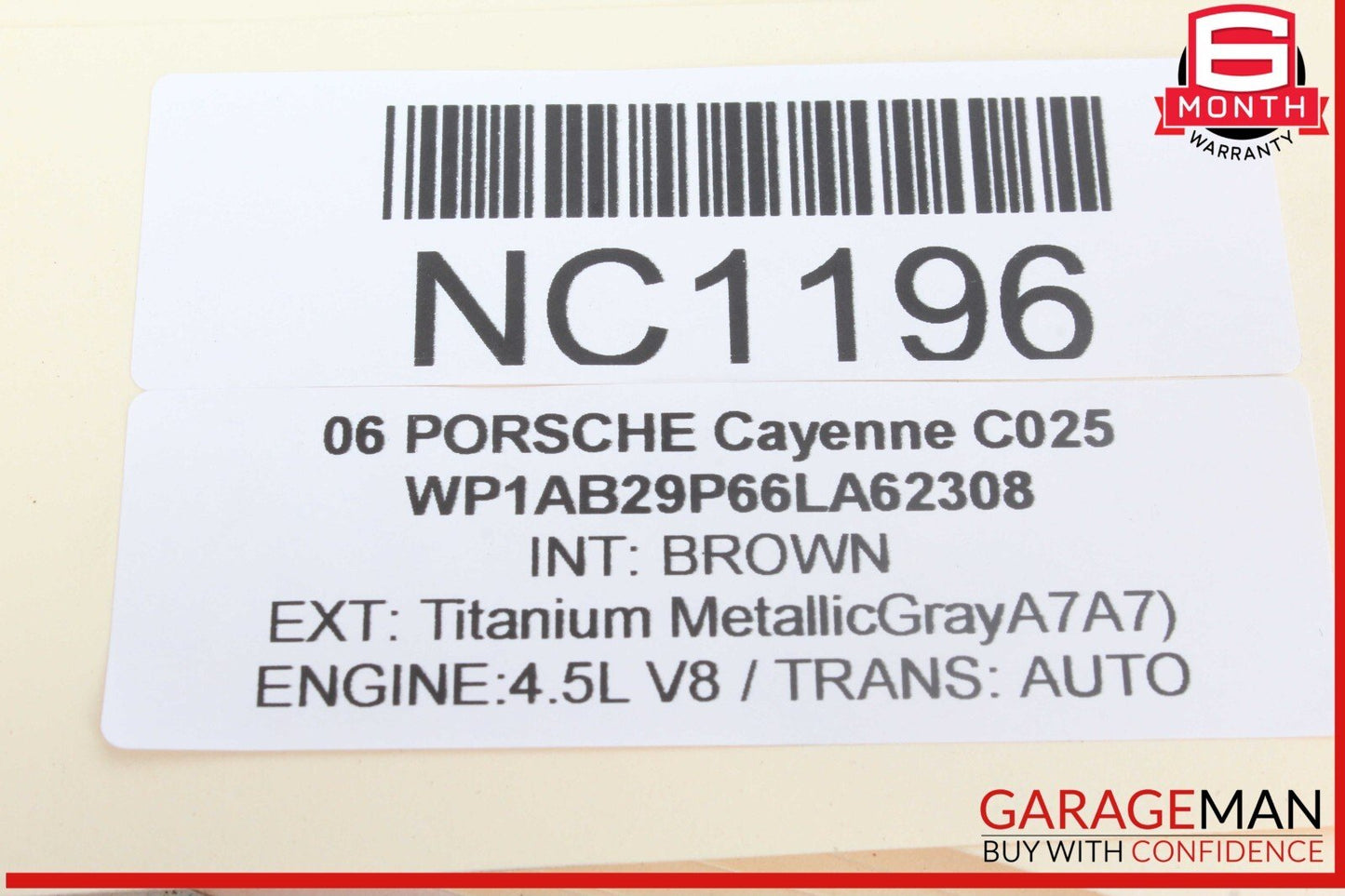 03-10 Porsche Cayenne 955 957 Front Left Dash AC A/C Air Vent Trim Grille OEM