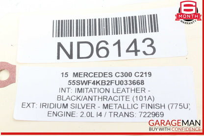 15-20 Mercedes W205 C300 C350e C43 AMG Rear Left Side Door Lock Latch Actuator