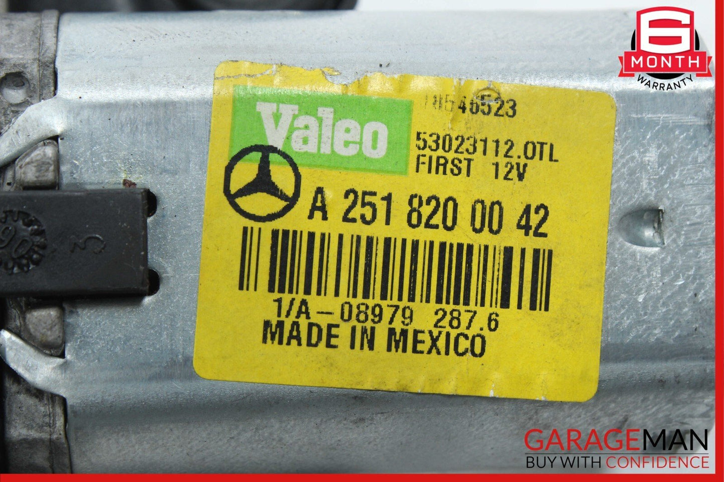06-13 Mercedes W164 ML350 4MATIC Rear Glass Windshield Wiper Motor OEM