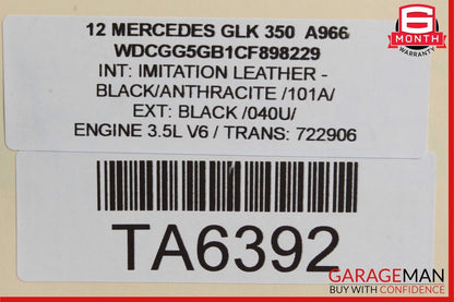 06-12 Mercedes X204 GLK350 Front Right Passenger Side Bumper Fog Light Lamp OEM